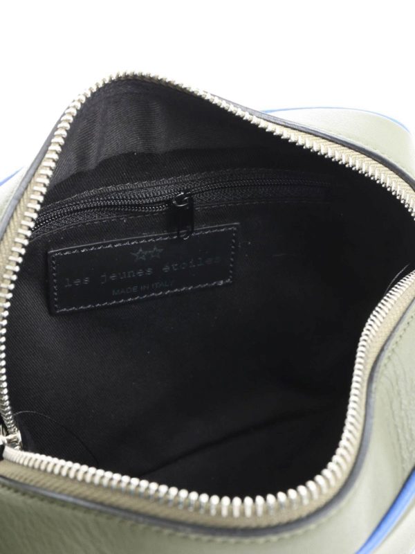Les Jeunes Etoiles buy online "Camera" green shoulder bag