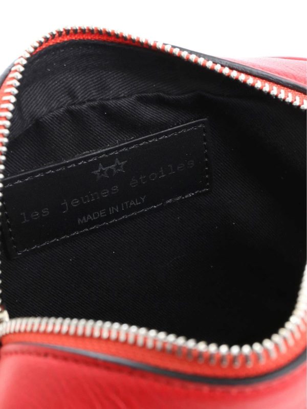 Les Jeunes Etoiles buy online Red leather bag