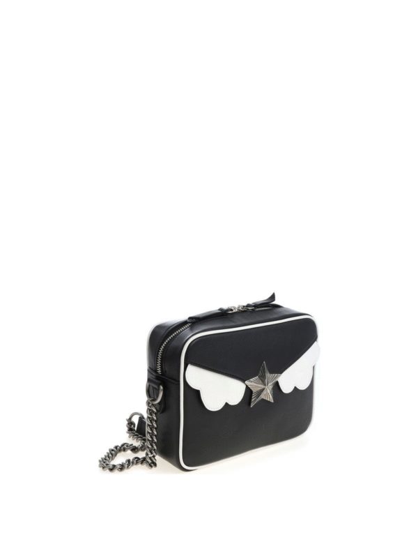 Les Jeunes Etoiles: cross body bags online - "Camera" black shoulder bag
