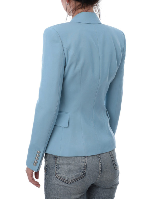 Blazer - Bleu Clair shop online: Balmain