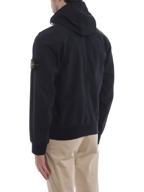 Light Soft Shell-R - Azul Oscuro shop online: STONE ISLAND