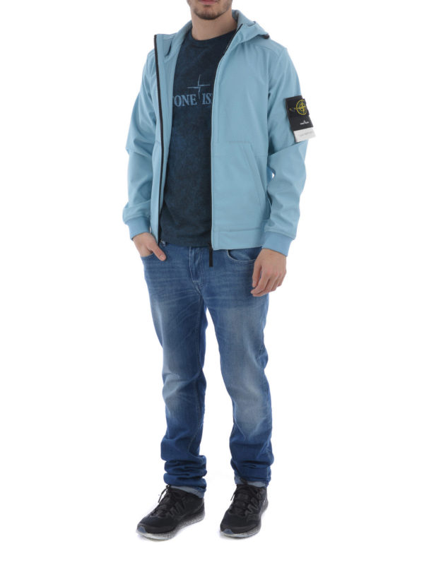 Light Soft Shell-R jacket shop online: STONE ISLAND