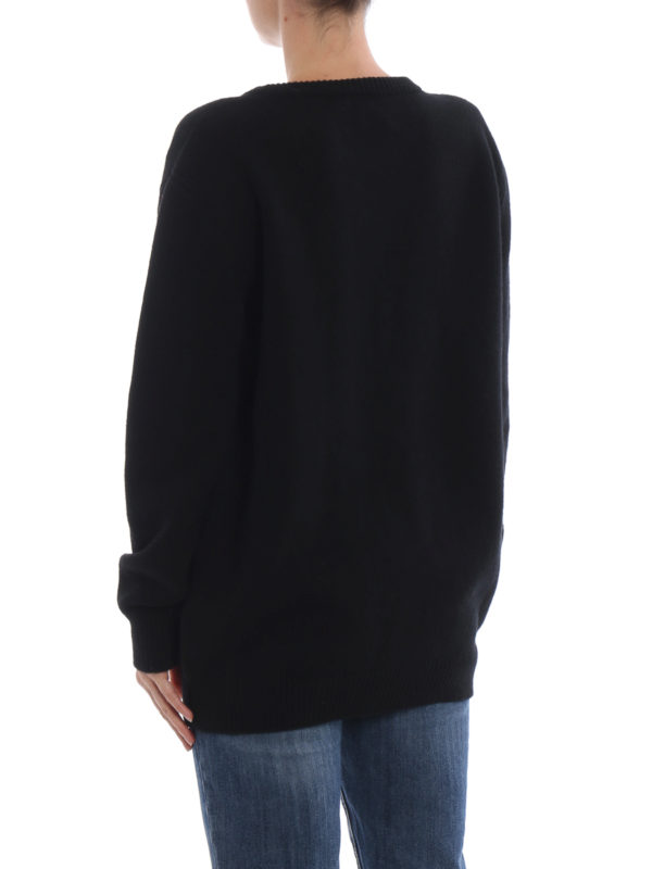 Lightning intarsia wool and cashmere sweater shop online: ALBERTA FERRETTI