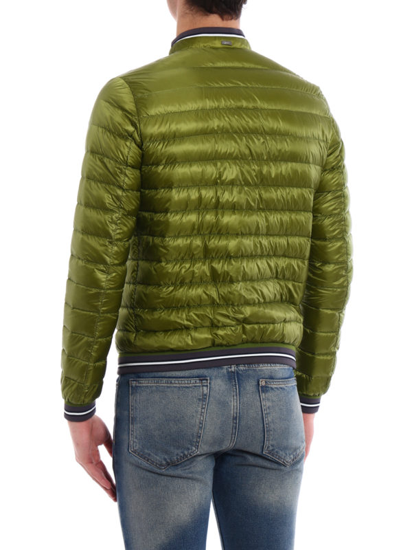 Lightweight puffer bomber jacket shop online: HERNO