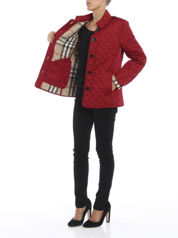 カジュアルジャケット レディース - 赤 shop online: BURBERRY