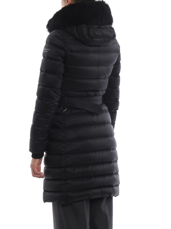 Daunenmantel - Schwarz shop online: BURBERRY