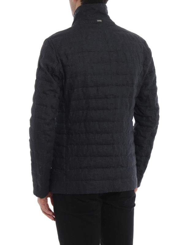 ダウンジャケット - ダークブルー shop online: HERNO