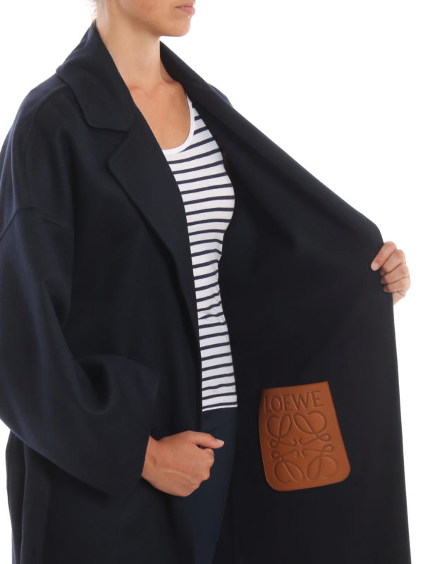 LOEWE buy online Oversize belted wool coat