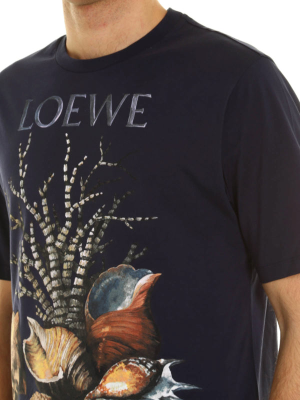LOEWE buy online Shell print T-shirt