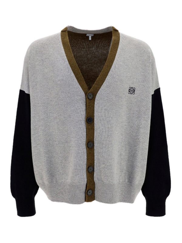 LOEWE: Cardigans - Cardigan - Grau