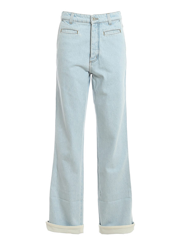 LOEWE: flared jeans - Denim jeans