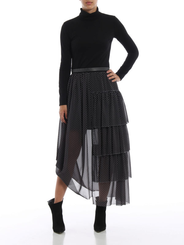 LOEWE: ロングシャツ online - ロングスカート - 黒