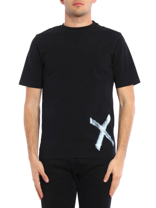 LOEWE: t-shirts online - Back printed cotton T-shirt