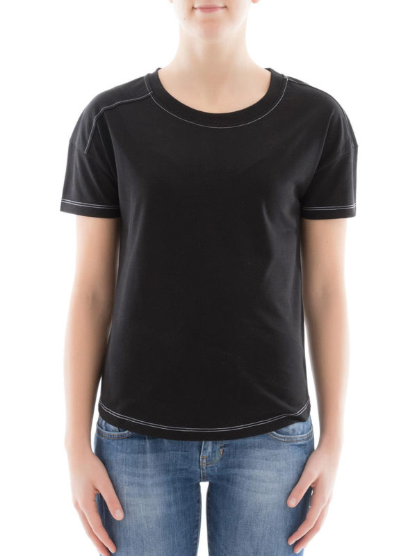 LOEWE: t-shirts online - Contrasting stitchings T-shirt