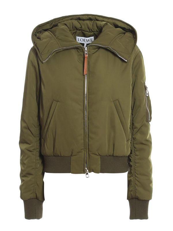 LOEWE: Kurze Daunenjacken - Daunenjacke - Grün