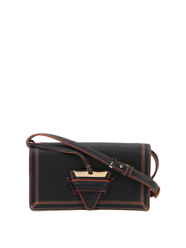 LOEWE: Bolsos de hombro - Barcelona Soft Mini  - Negro