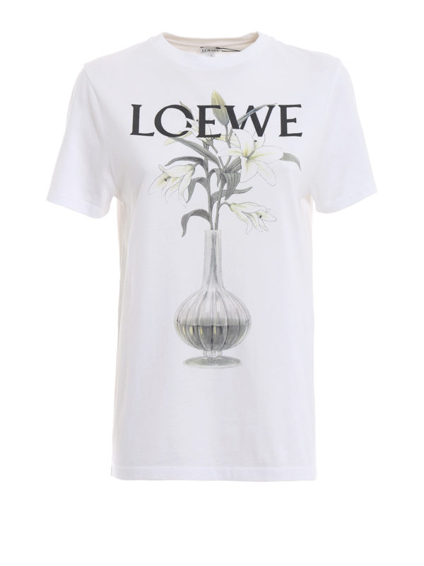 LOEWE: Camisetas - Camiseta - Blanco