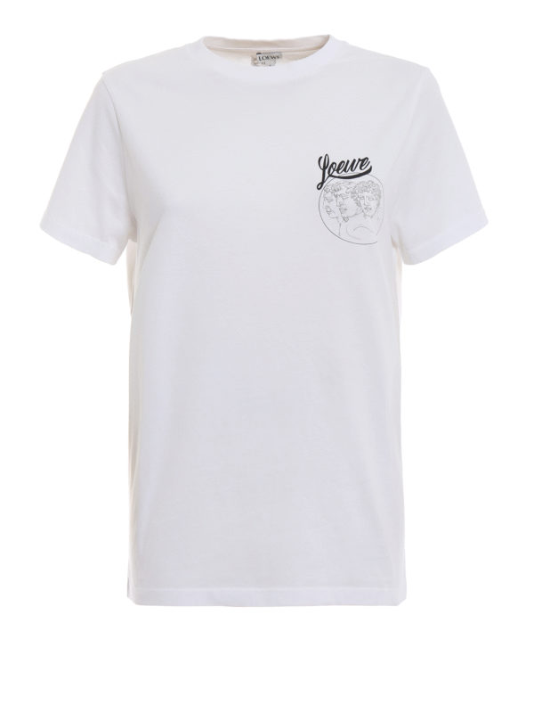 LOEWE: Camisetas - Camiseta - Blanco