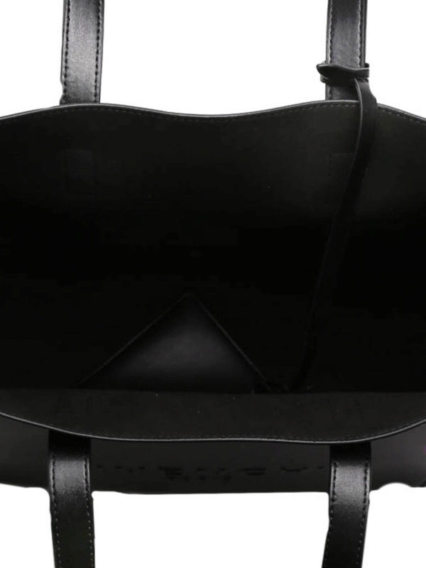 Logo embossed leather tote shop online: GIVENCHY
