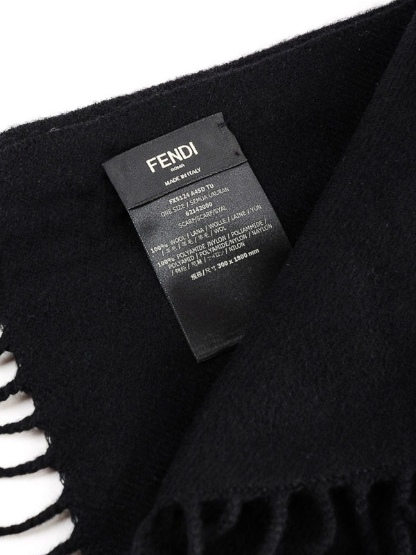 Bufanda - Negro shop online: FENDI