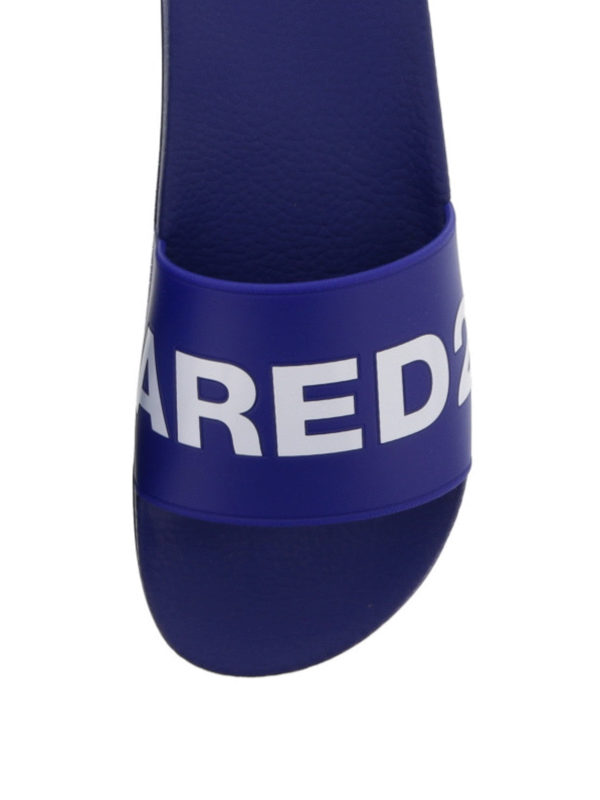 Logo flip flops shop online: DSQUARED2