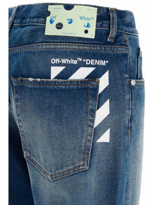 Vaqueros Rectos - Azul shop online: OFF-WHITE