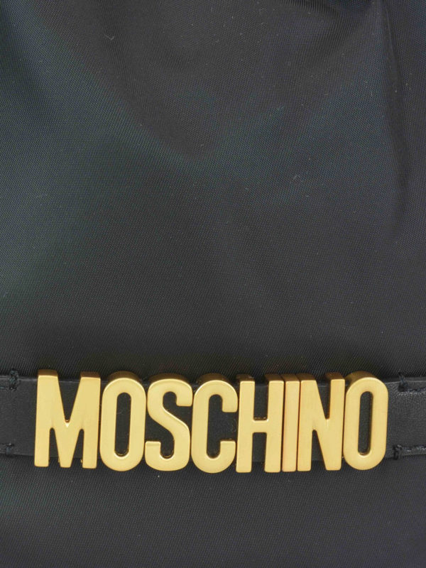 バケットバッグ - 黒 shop online: MOSCHINO