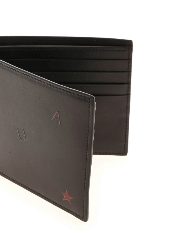 Logo lettering pattern wallet shop online: PAUL SMITH