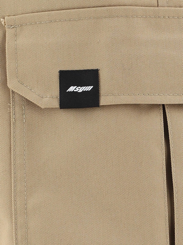 ショートパンツ - ブラウン shop online: m.s.g.m.