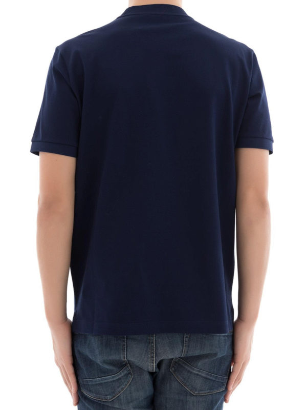 Logo patch classic blue T-shirt shop online: PRADA