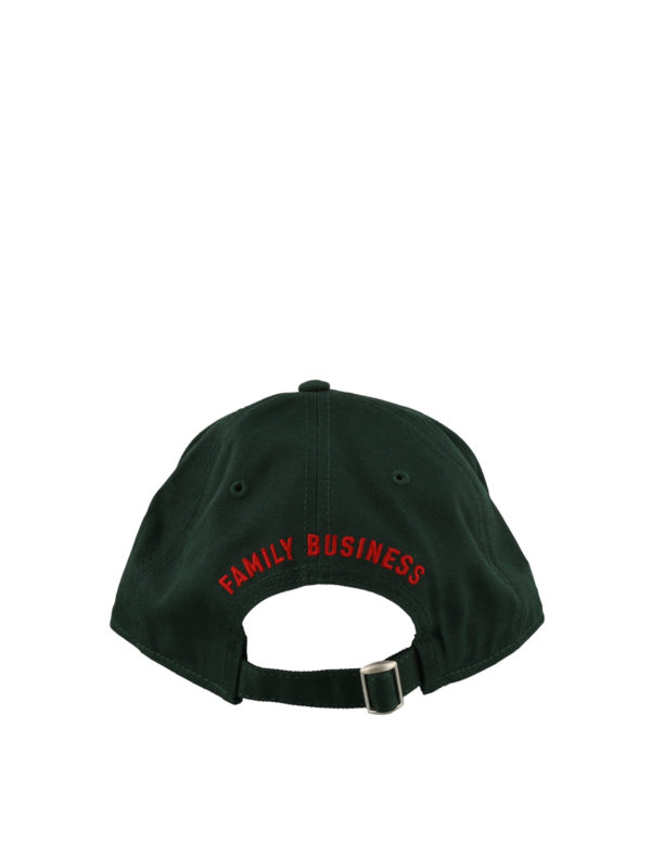Logo patch dark green baseball cap shop online: DSQUARED2