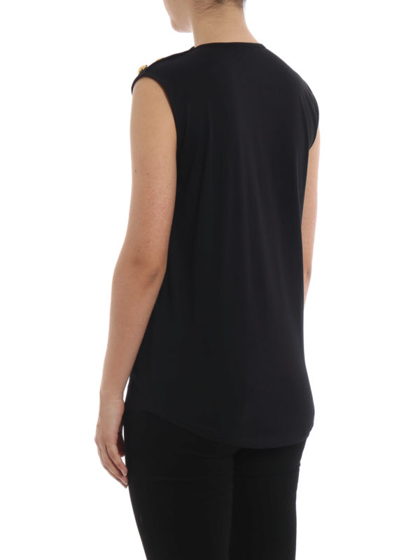 Top - Schwarz shop online: Balmain