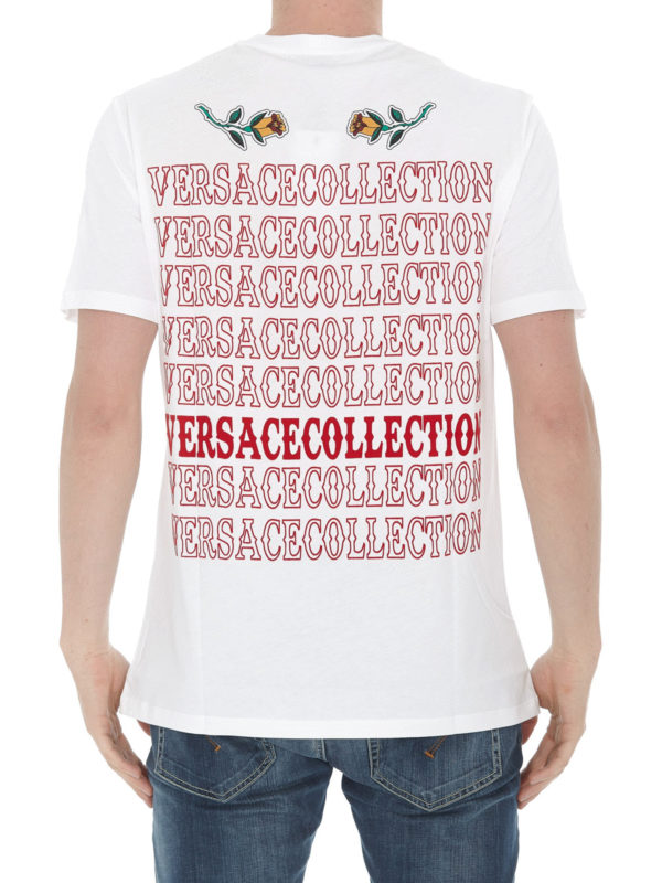 Versace Collection Logo print cotton T-shirt Versace Collection Logo print cotton T-shirt