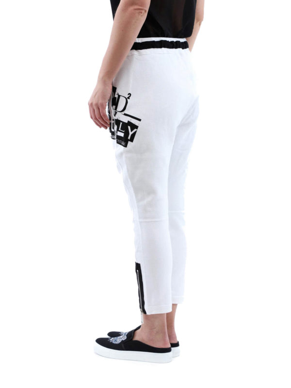 Logo print jogging pants shop online: DSQUARED2