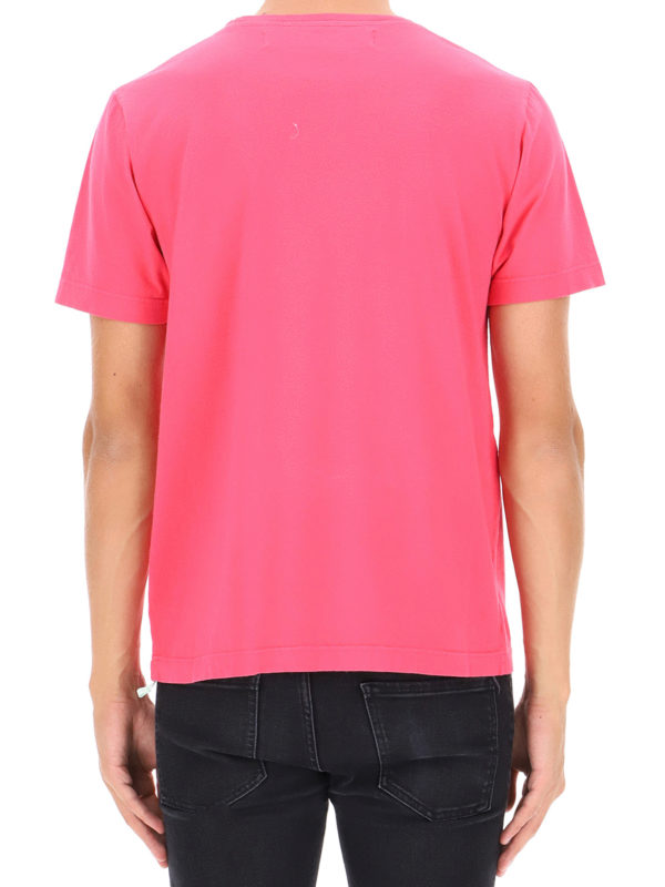 Logo print pink T-shirt shop online: OFF-WHITE