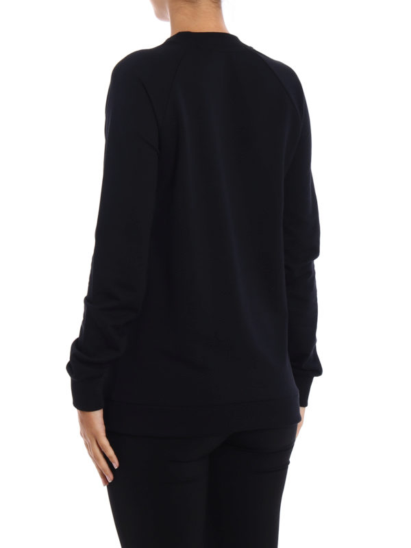 Logo print sweatshirt shop online: Balmain