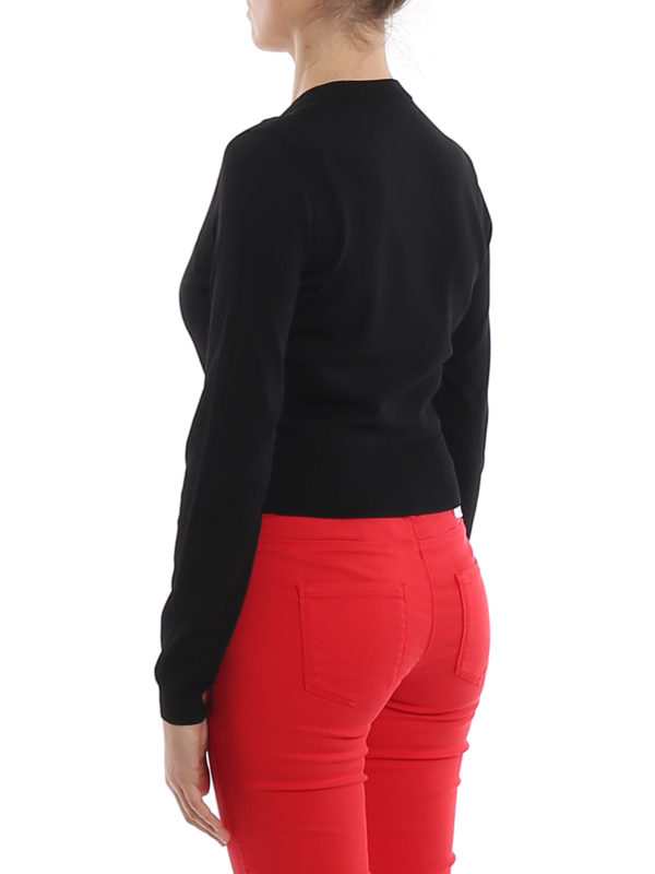 Cardigan - Schwarz shop online: LOVE MOSCHINO
