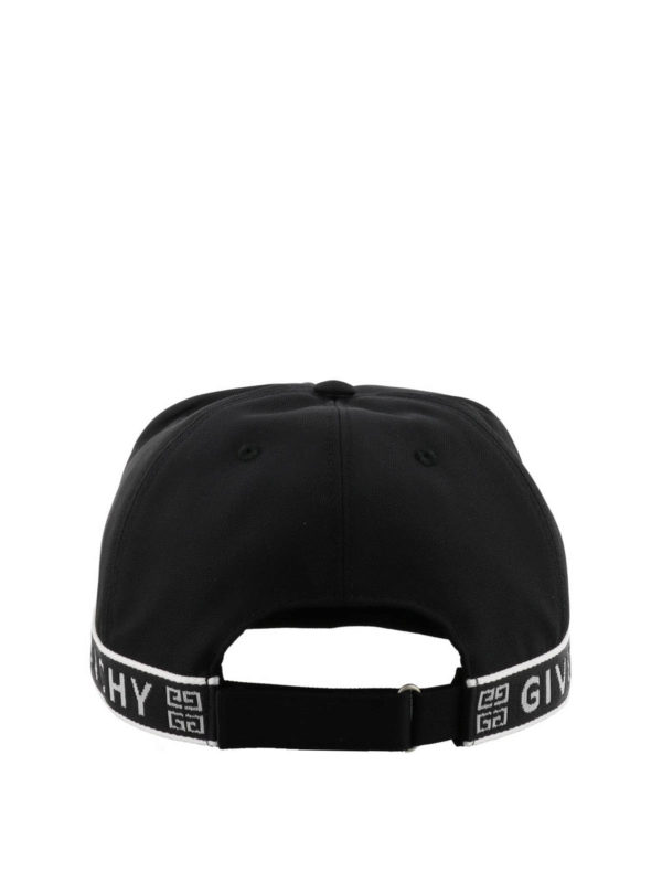 Logo stripe baseball cap shop online: GIVENCHY