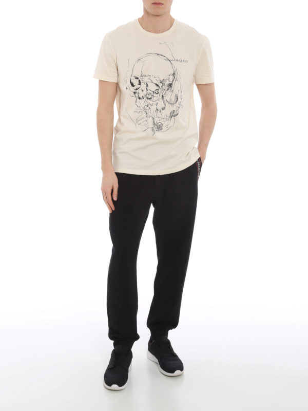 Alexander Mcqueen Logo tape joggers - Black - Men|642664QQX751000