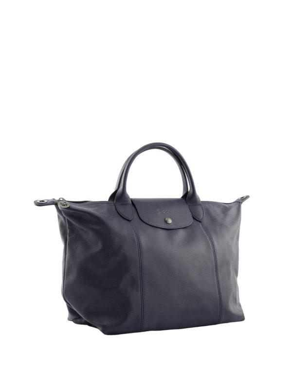 LONGCHAMP: totes bags online - Le Pliage Cuir medium leather bag