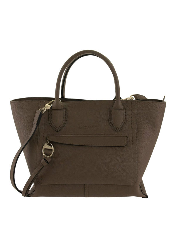 LONGCHAMP: Handtaschen - Shopper - Taupe