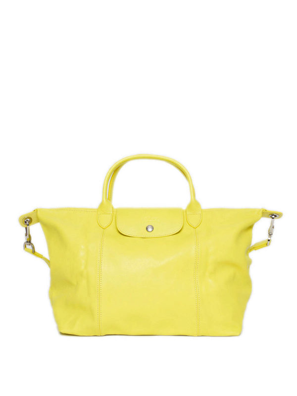 LONGCHAMP: totes bags - Le Pliage Cuir large hand bag