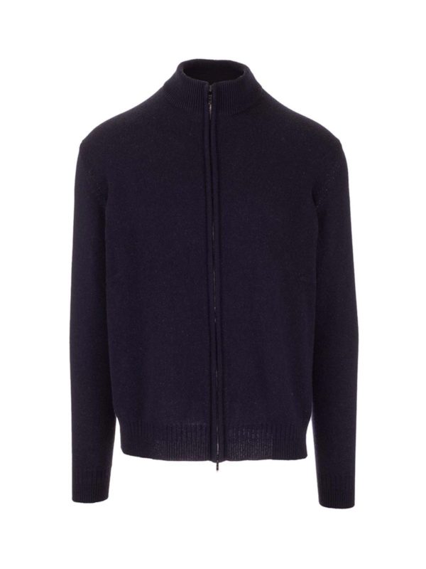 Loro Piana Zipped cardigan in blue - Blue - Men|FAL6146J0M6