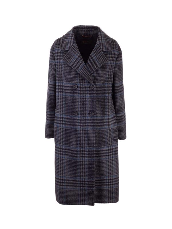 Loro Piana: knee length coats - Michael coat in grey