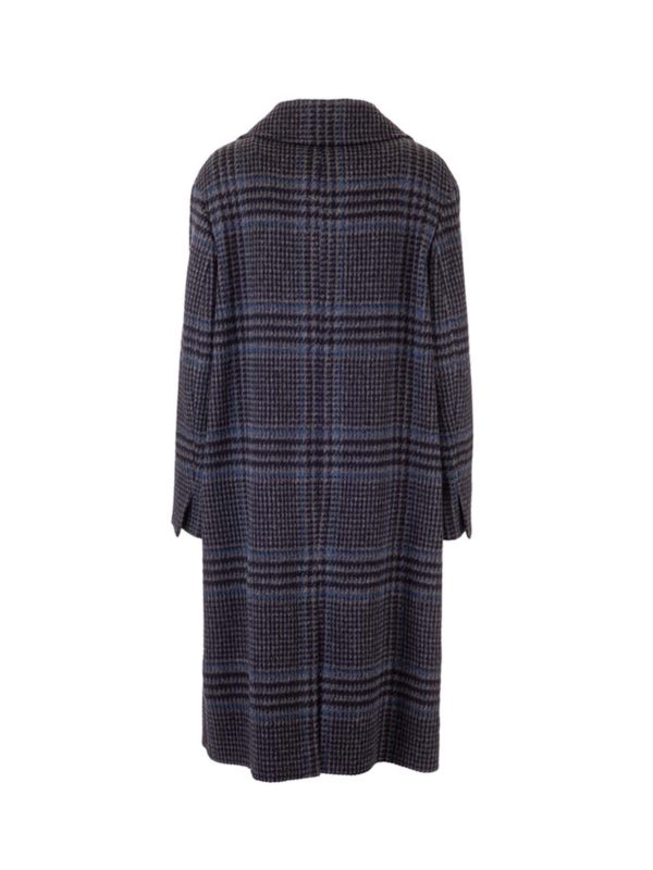 Loro Piana: knee length coats online - Michael coat in grey
