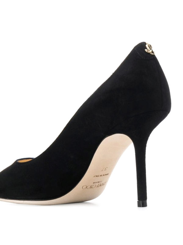 Love 85 black suede pumps shop online: JIMMY CHOO