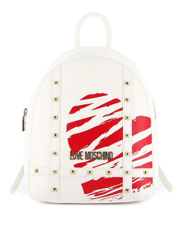 LOVE MOSCHINO: backpacks - Scratched Heart backpack