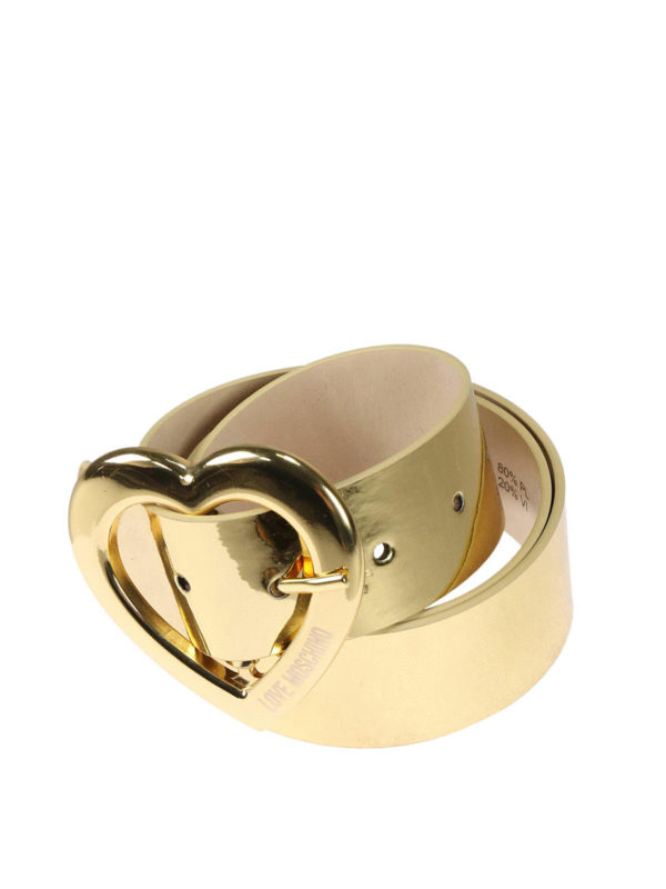 LOVE MOSCHINO: Gürtel online - Gürtel Fur Damen - Gold