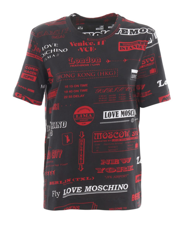 LOVE MOSCHINO: Camisetas - Camiseta - Estampado