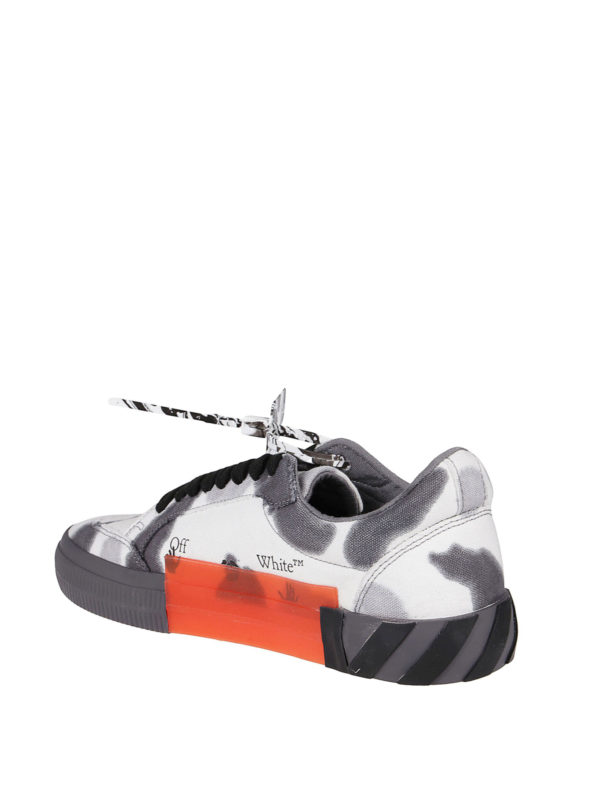 Low Vulcanized tie dye cotton sneakers shop online: OFF-WHITE